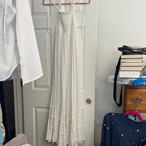 Free People White Maxi Dress